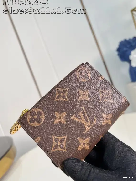 WIS 9*11.5*1.5CM VUITTON - Lisa LOUIS Wallet 0326